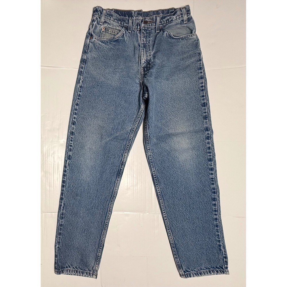 Vintage 90s Levis 550 Relaxed Fit Orange Tab Jeans Mens 33x32 Medium Wash‎
